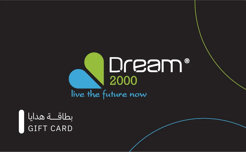 Dream 2000 gift card design