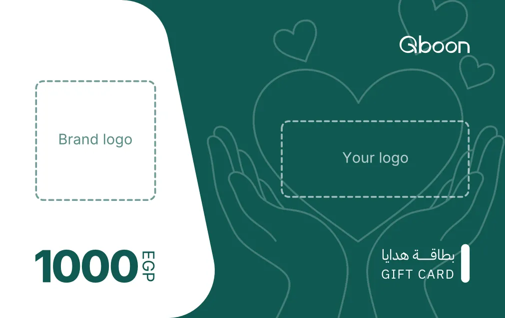 Corporate gift card design, thank-you theme