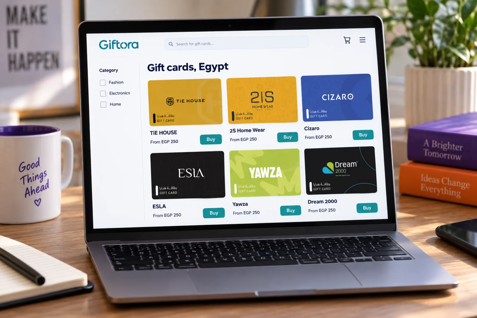A reseller's own app selling gift cards